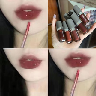 【พร้อมส่ง】ลิปสติก เคลือบริมฝีปาก สีส้ม ให้ความชุ่มชื้น กันน้ํา ไม่จางหาย