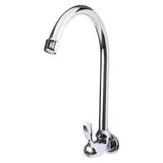 ก๊อกซิงค์เดี่ยว แบบติดตั้งผนัง HOEN H-6304 ก๊อกซิงค์ ก๊อกน้ำ ห้องน้ำ WALL-MOUNTED SINK FAUCET HOEN H-6304 CHROME