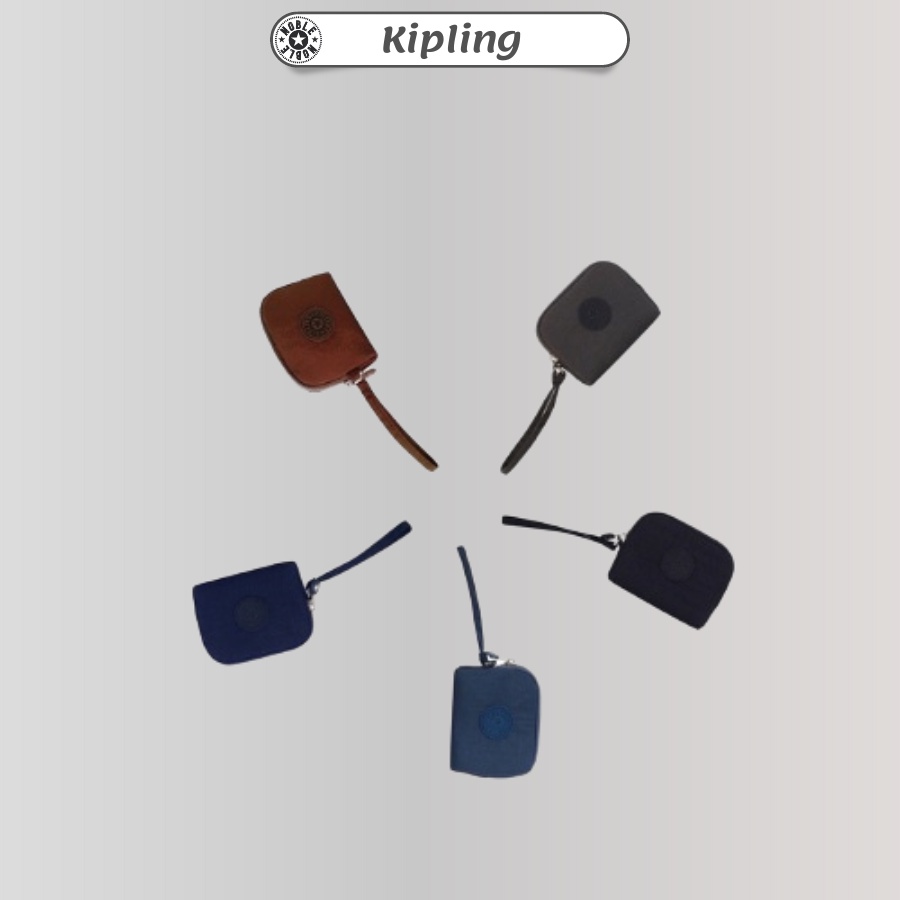 Kipling Coin Wallet - K712 Wrist Wallet สีทึบ