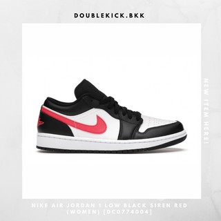 NIKE AIR JORDAN 1 LOW BLACK SIREN RED (WOMEN) [DC0774004]