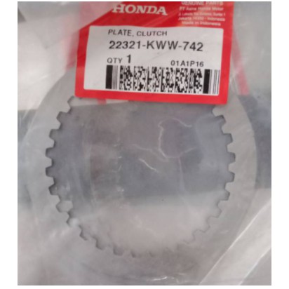 22321-KWW-742 HGP AHM 100% ORIGINAL CLUTCH PLATE CLUTCH SONIC SUPRA CB CBR 150 R LED GTR 22321KWW742