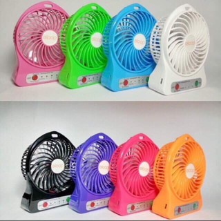 Mini fan พัดลมพกพาขนาดเล็ก ชาร์จสายUSB ลมแรง Mini Fan สุ่มสี