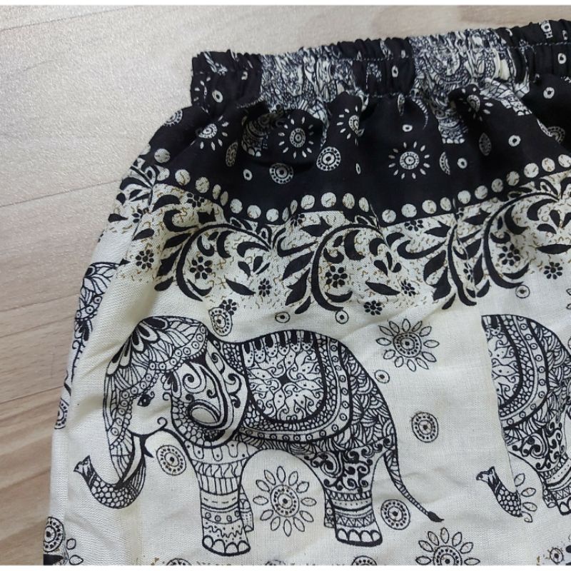 ชุดเซ็ทเด็กลายช้าง ลายผ้าไทย เสื้อเด็กน่ารักตะมุตะมิ