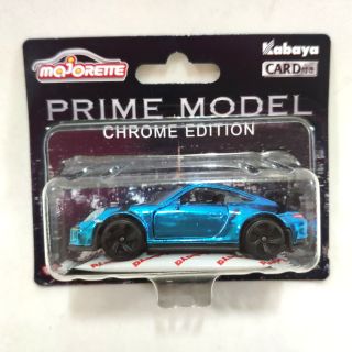 รถเหล็ก Majorette ปอร์เช่ สีโครมน้ำเงิน Porsche 911 GT3 RS Chrome Navy Blue