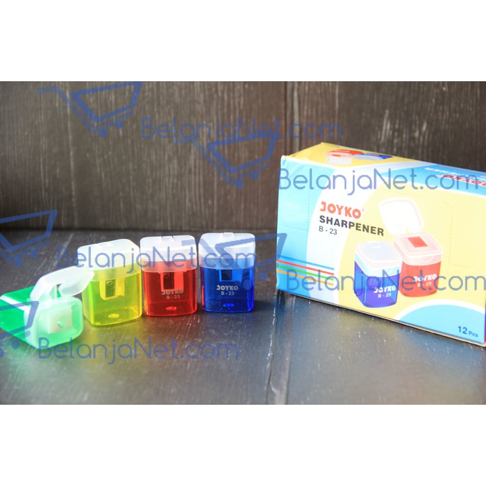 Joyko Recycle Bin Sharpener (1 รู) B-23 [1 DOZEN]