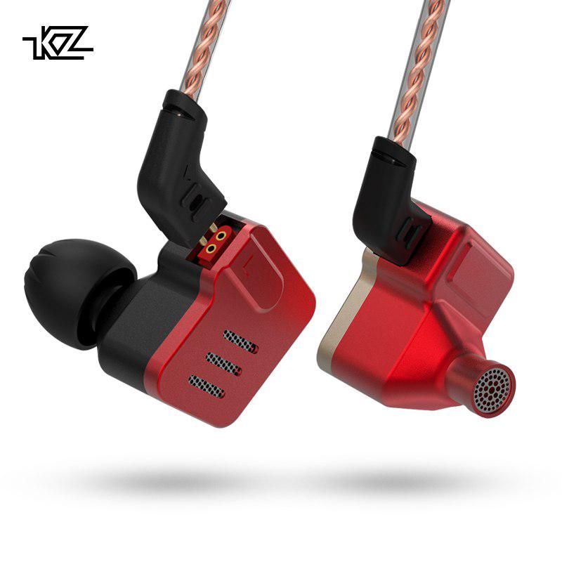 KZ BA10 Headphones 5BA Balanced Armature Driver HIFI Bass Metal Earphones หูฟัง 5 Ba Balanced Armature Hifi Bass แบบโลหะ 5 Ba Balanced