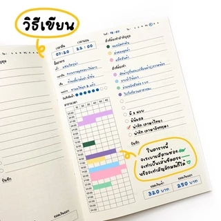 แพลนเนอร์รายวัน Daily Planner (เขียนได้ 1 เดือน)
