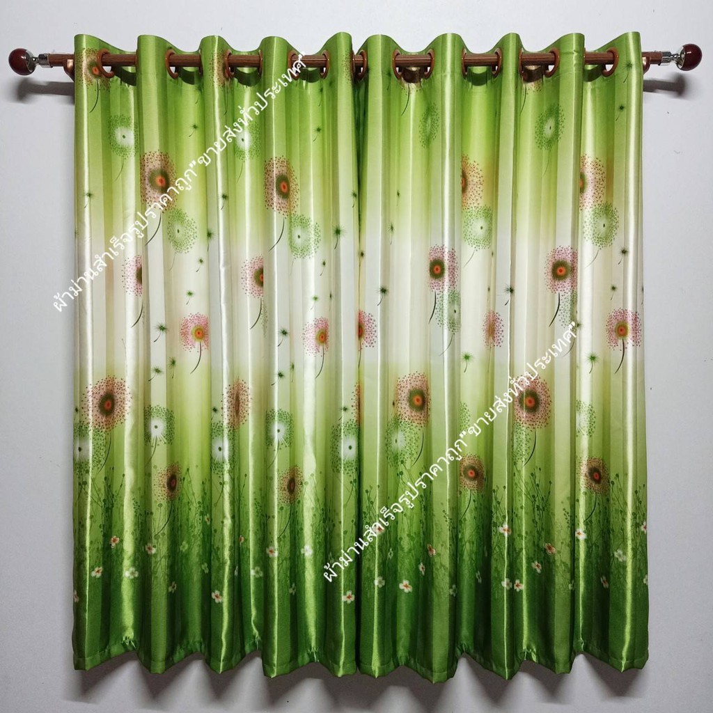 ม่านหน้าต่างกันแสงUV กว้าง150×สูง150 ลายที่2