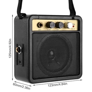 Miniamp มินิแอมป์ มีโหมดเสียงคลีนและเอฟเฟคในตัว ใช้ได้ทั้งกีต้าร์ไฟฟ้าและโปร่งไฟฟ