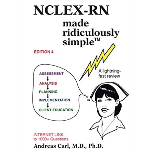 NCLEX-RN Made Ridiculously Simple, 4 ed. - ISBN : 9781935660248