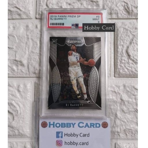 ✓Hobby Card✓ Panini Prizm RJ Barrett PSA 9 RC Rookie Card พร้อมส่ง NBA Basketball ใบเกรด การ์ดบาสเกต