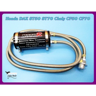 HONDA​ DAX​ ST50​ ST70​ CHALY​ CF50​ CF70 ENGINE OIL VAPOR TRAP "BLACK"  // ดักไอน้ำมันเครื่อง สีดำ  สินค้าคุณภาพดี