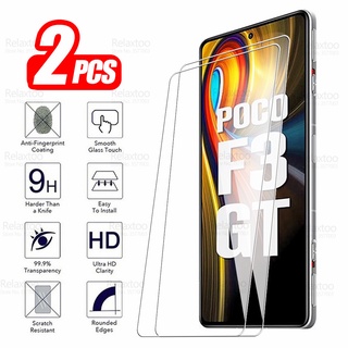 ฟิล์มกระจกนิรภัยกันรอยหน้าจอ 2 ชิ้นสําหรับ Xiaomi Poco F3Gt Pocophone Pocco Poxo Poko Poxo F 3 F3Gt Pocof3