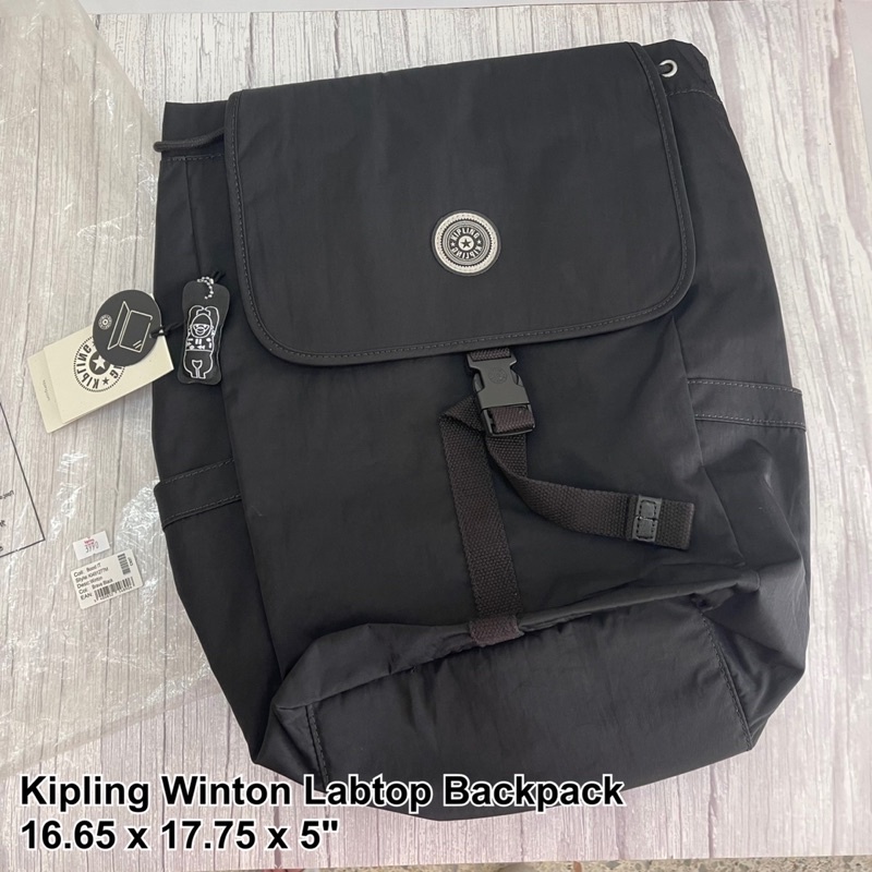 Kipling กระเป๋าเป้ใส่โน๊ตบุ้ค ใบใหญ่ ของแท้ ของแท้ ป้ายโรบินสัน พร้อมส่ง