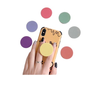 Griptok กริ๊บต๊อก แหวนโทรศัพท์ Popsocket แหวนสี มีขอบ/ไม่มีขอบ วงกลม/หัวใจ