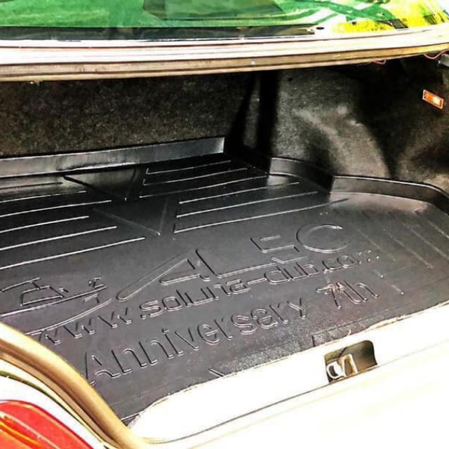 ถาดท้ายรถ SOLUNA AL50 ถาดท้าย ถาดท้ายรถยนต์ ถาดท้ายรถsoluna al50 ปี97-2002  car floor mats cargo lin