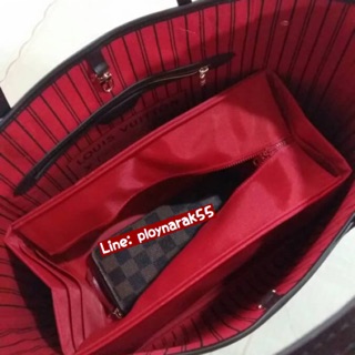 ช่องจัดระเบียบ LV neverfull Pm, MM,GM แบบซิป