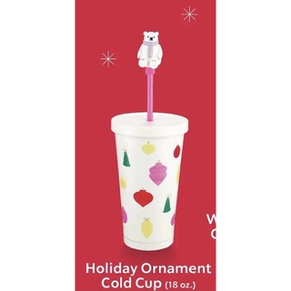 [แท้]Starbucks Stainless Steel Holiday Ornament Cold Cup 18oz.ทัมเบลอร์สตาร์บัคส์สแตนเลสสตีลคริสมาสต์ 18ออนซ์