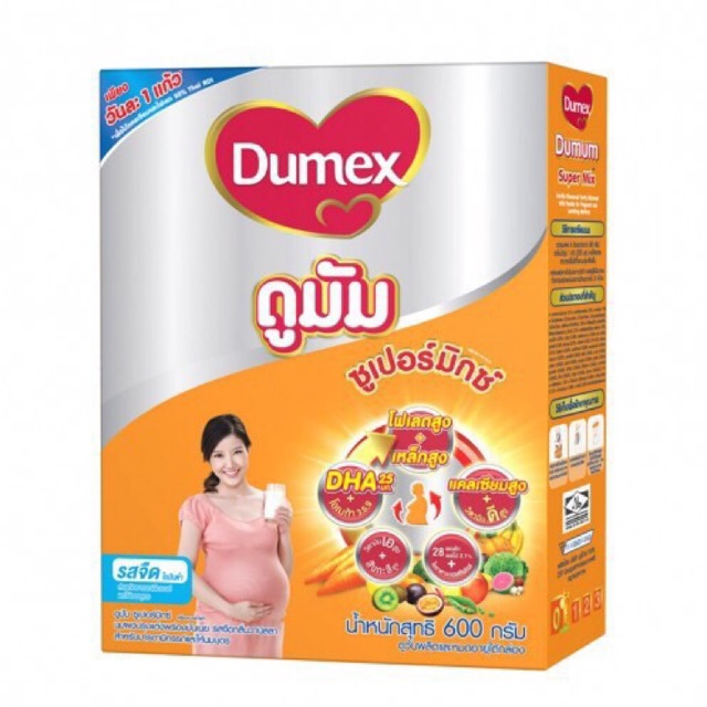 DUMEX ดูเม็กซ์ ดูมัม นมผงสำหรับคุณแม่ตั้งครรภ์ และให้นมบุตร 600 กรัม