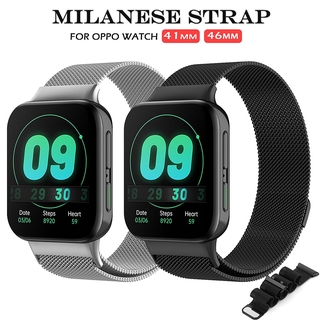 Milanese สายนาฬิกาข้อมือ สเตนเลส สําหรับ Oppo Watch 41 มม. 46 มม.