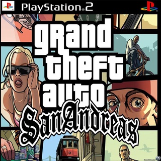 แผ่นเกมส์ PS2 (คุณภาพ) (ส่งไว) Grand Theft Auto San Andreas (GTA)