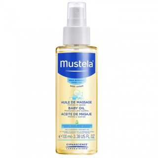 Mustela Baby Massage Oil (100ml) ออยล์สำหรับนวดผิวเด็ก