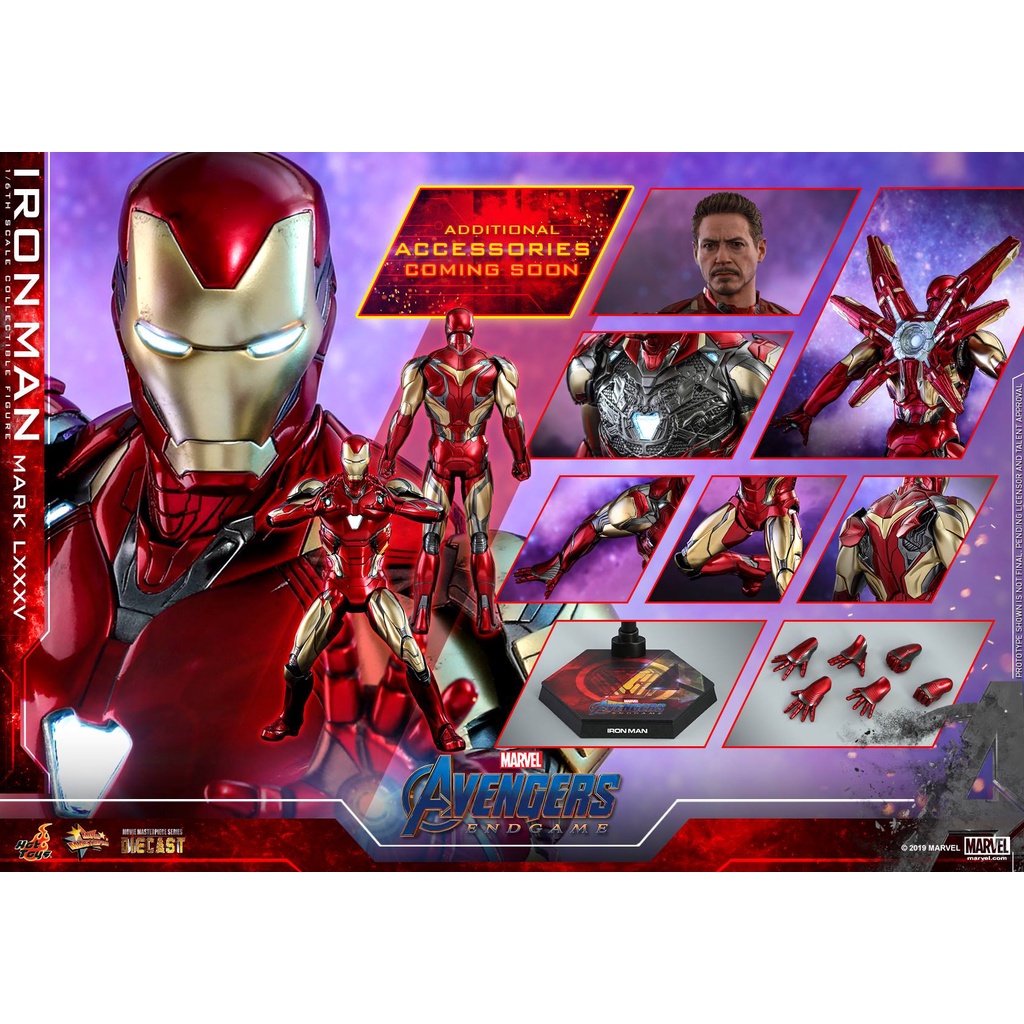 Hot Toys MMS528D30 Avengers: Endgame - Iron Man Mark LXXXV