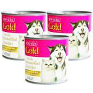 AG-Science Gold Puppy and Kitten Milk [400ml x3] แอค-ซายน์ โกลด์ นมแพะ สำหรับลูกสุนัขและลูกแมว