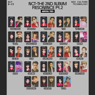 โฟโต้การ์ด NCT 2020 Resonance 2 รุ่นมาใหม่ พรีเมี่ยม NCT 12 NCT DREAM WAYV