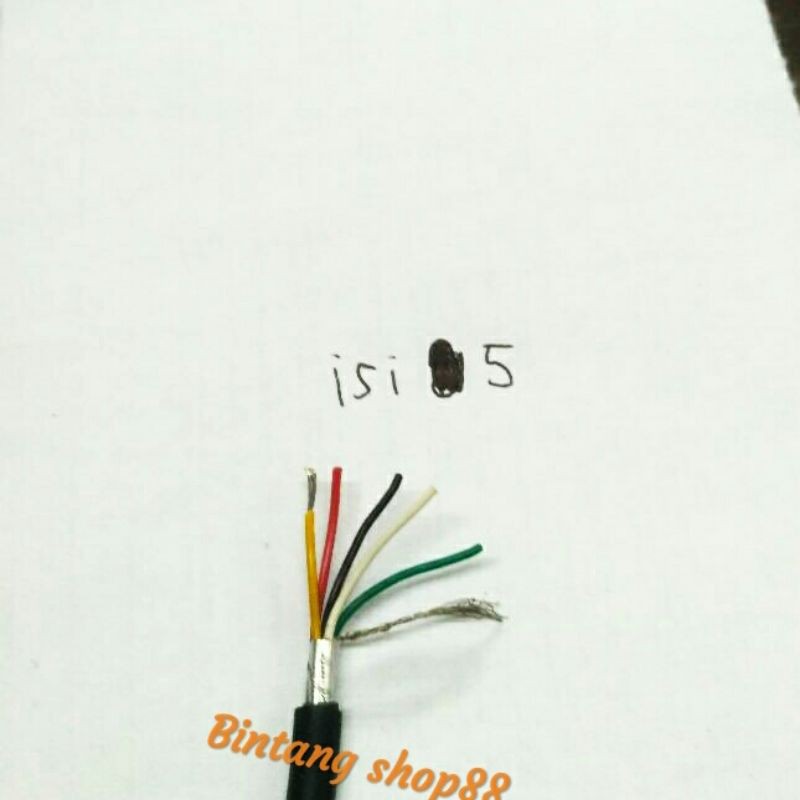 AWG 24 CABLE COTENTS 5 + 1 GRON METER
