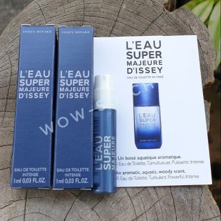 น้ำหอม Issey  🥰 L eau Super Majeure D Issey edt intense ขนาดทดลอง 1 ml. แบบหลอดสเปรย์