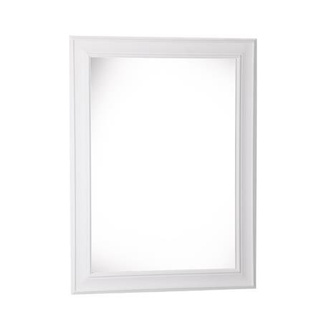 Plain Mirrors กระจกกรอบไม้บัวเล็กทรงนูน MOYA HP01 60x80 ซม. กระจกใสไม่หลอกตา