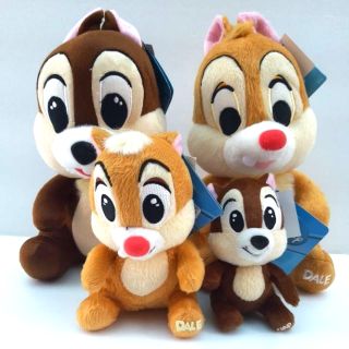 ตุ๊กตาชิป เดล CHIP DALE 15"/12"/10"" DALE 6.5" CHIP4.5"ลิขสิทธิ์แท้