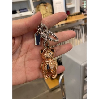 พร้อมส่ง แท้ 🇺🇸💯% New Coach พวงกุญแจ 3D BEAR BAG CHARM (COACH 87166) ROSEGOLD