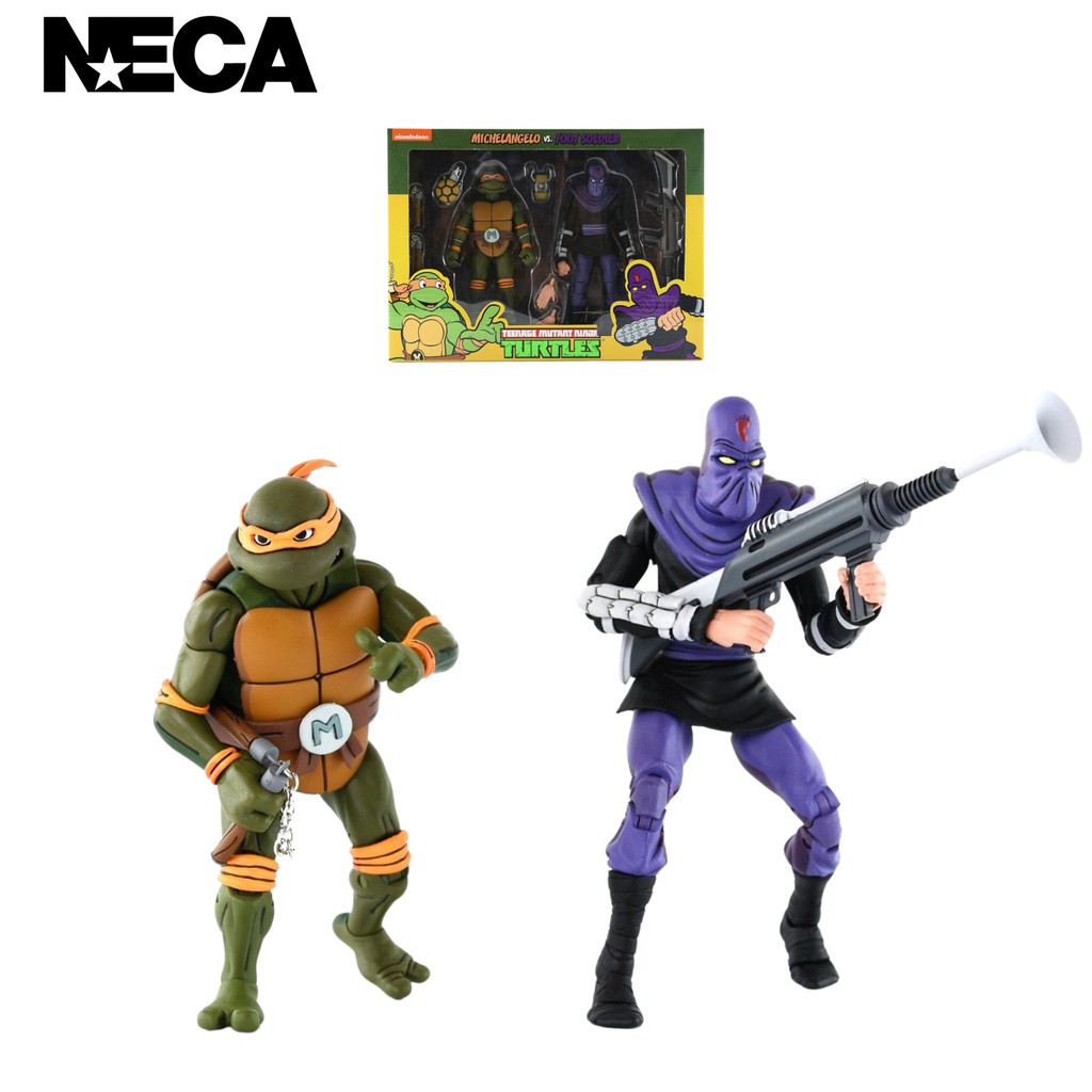 neca tmnt cartoon michelangelo