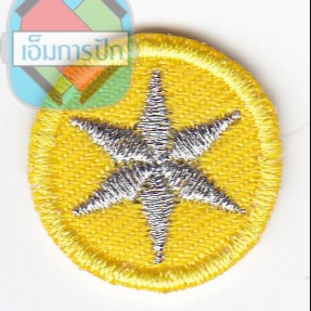 เครื่องหมายประจำการลูกเสือสำรอง(ดาวสีเหลือง)
