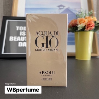 น้ำหอมแท้100% Giorgio Armani Acqua Di Gio Absolu EDP 75ml