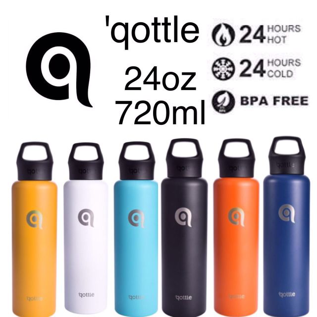 qottle แทงค์เก็บความเย็น/ร้อน 18-24ชม ขนาด 24oz/740ml