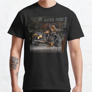 เสื้ เสื้อยืด พิมพ์ลาย LYZH Josh James 2006 Harley Davidson Dyna Street Bob สําหรับ Kawasaki BMW Husqvarna Cagiva CCM KT