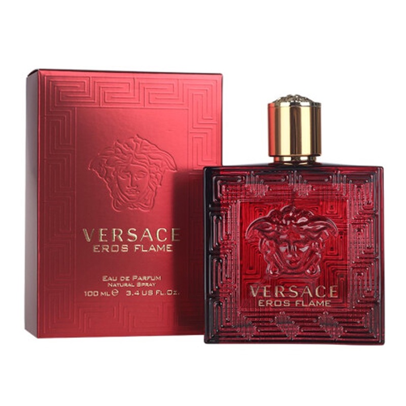 Ready Stock Versace Eros Flame EDT 100ML Eau de Toilette 100%แท้/กล่องซีล