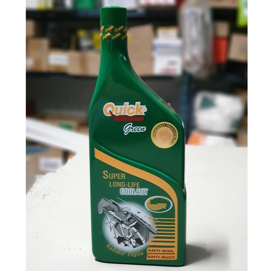 Coolant น้ำยา หล่อเย็น หม้อน้ำ ควิก เขียว Quick 500มล.