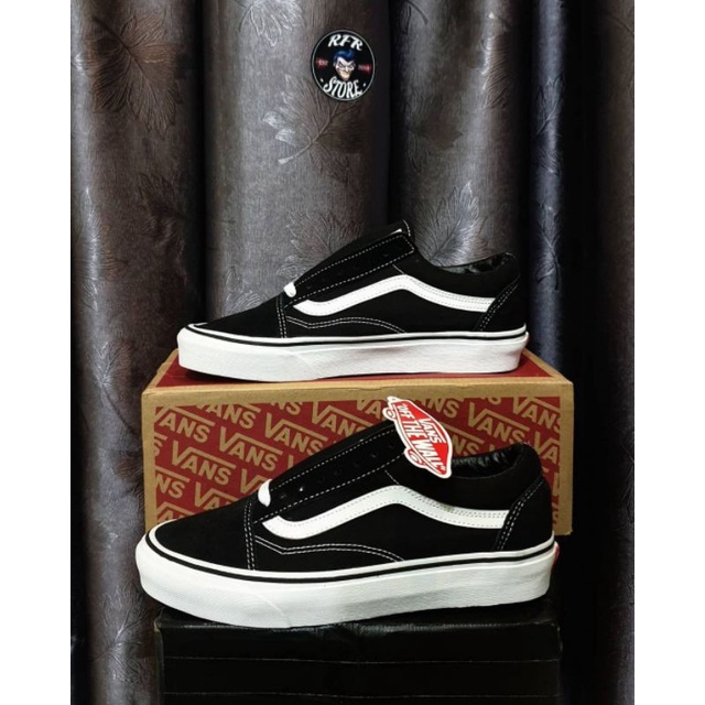 Vans OLDSKOOL CLASSIC BLACK WHITE ของแท้