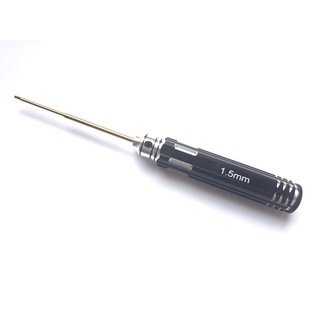 ไขควงหกเหลี่ยม Titanium Hex Head screwdriver ปลายแข็งพิเศษ ขนาด 1.5mm 2mm 2.5mm ปลายสีทอง [ร้านในไทย] [ส่งทันที]