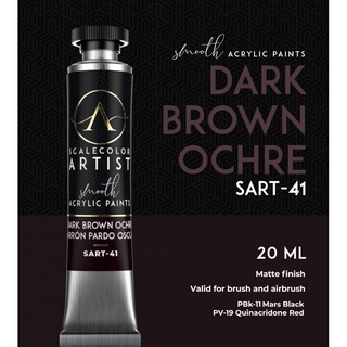 DARK BROWN OCHRE สีโมเดลเกรดพรีเมี่ยม Scale 75