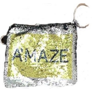 AMAZE กระเป๋าถือหนังเทียม SEQUIN CLUTCH (AR14BL)