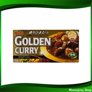 เครื่องแกงกะหรี่ เผ็ดกลาง 198 กรัม เอสแอนด์บี S&amp;B Tasty Curry Medium Hot กระหรี่ก้อน กะหรี่ก้อน เครื่องกระหรี่ แกงกะหรี่