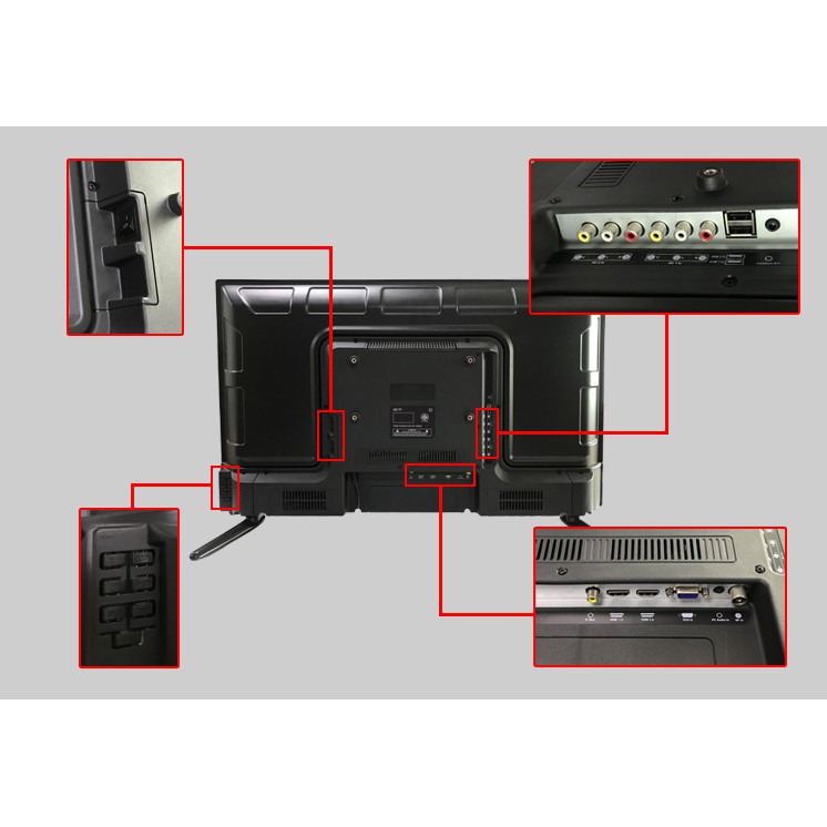 Evertech LED tv ดิจิตอล โทรทัศน์ ทีวี 32 นิ้ว จอคอมพิวเตอร์ ทีวี ...
