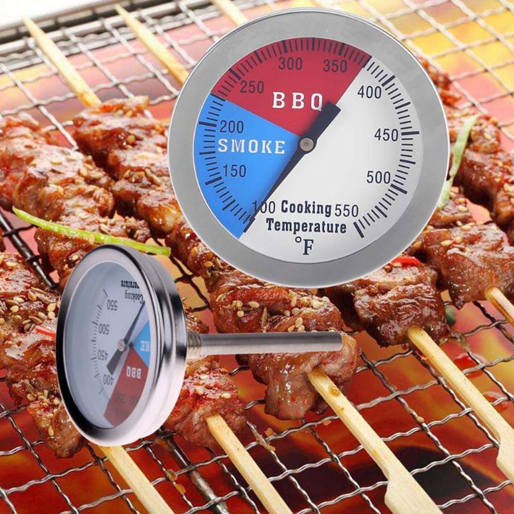 Thermometer Barbecue BBQ Smoker Temperature Gauge 100-550℉ Grill New Brand New