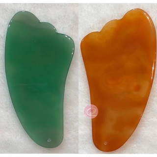 พร้อมส่ง🌿 หินอาเกต กัวซา หินกัวซา อาเกตนวดหน้า กระชับรูขุมขน…