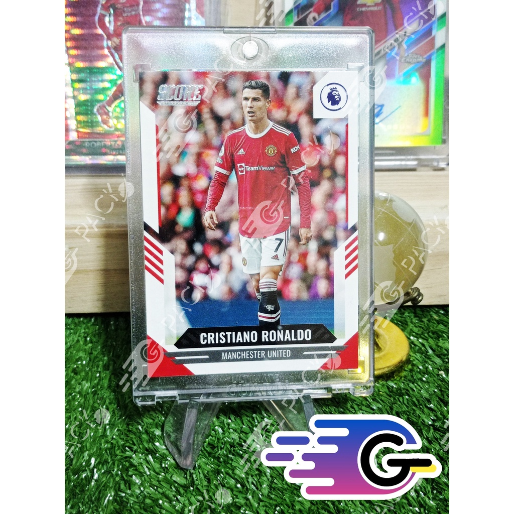 การ์ดนักฟุตบอล 2021/22 Panini Score Soccer cristiano ronaldo #70 manchester united (แถม Topload+team